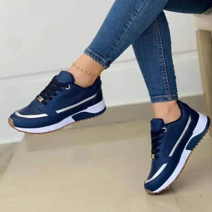 Women's Lace-Up Trainers with Padded Sole