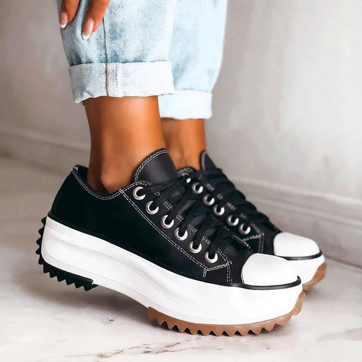 Daisy | Women Casual Lace Up Platform Everyday Trainers