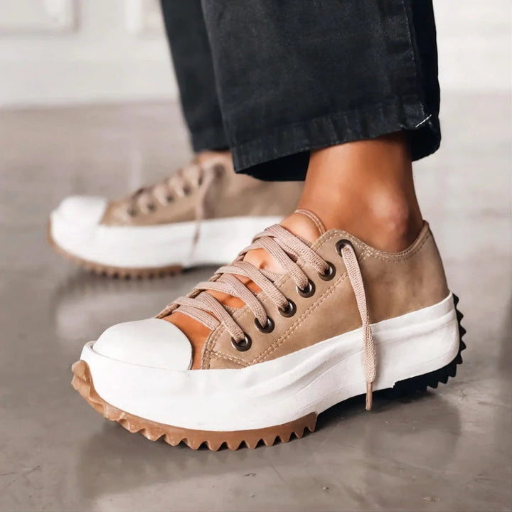 Daisy | Women Casual Lace Up Platform Everyday Trainers