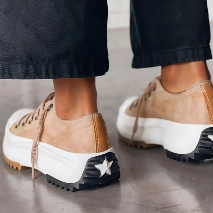 Daisy | Women Casual Lace Up Platform Everyday Trainers