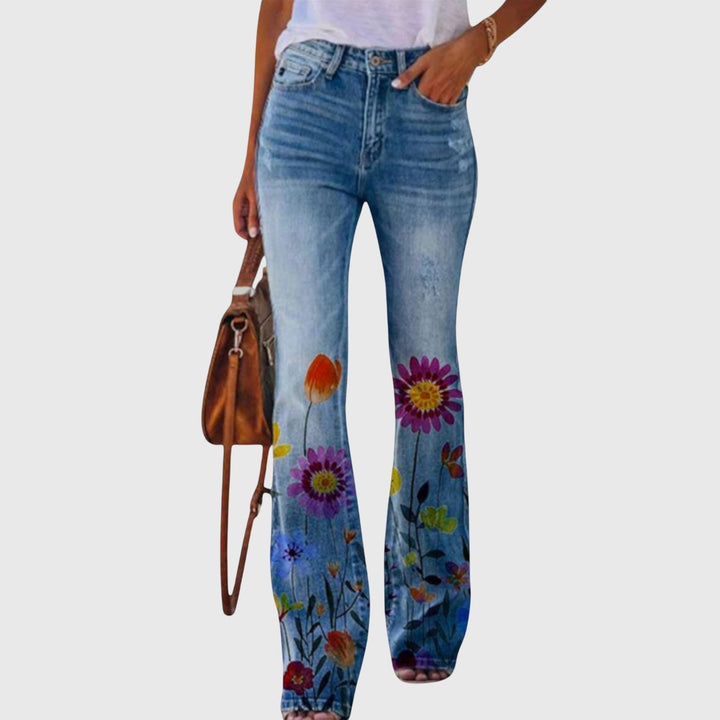 Trousers With Flowers