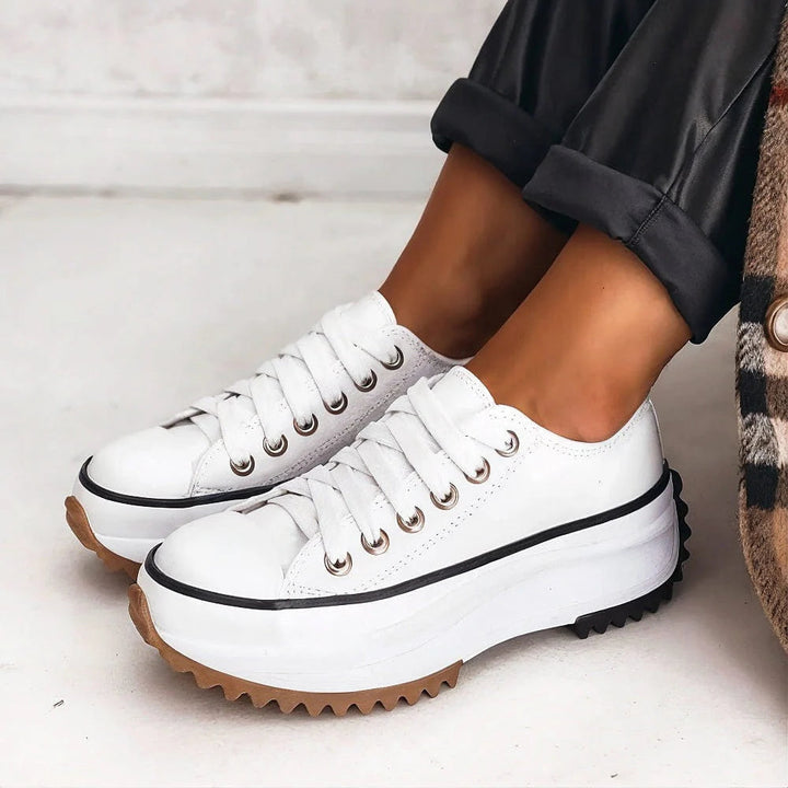 Daisy | Women Casual Lace Up Platform Everyday Trainers