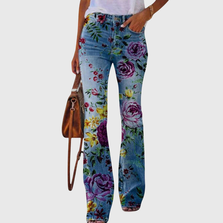 Trousers With Flowers