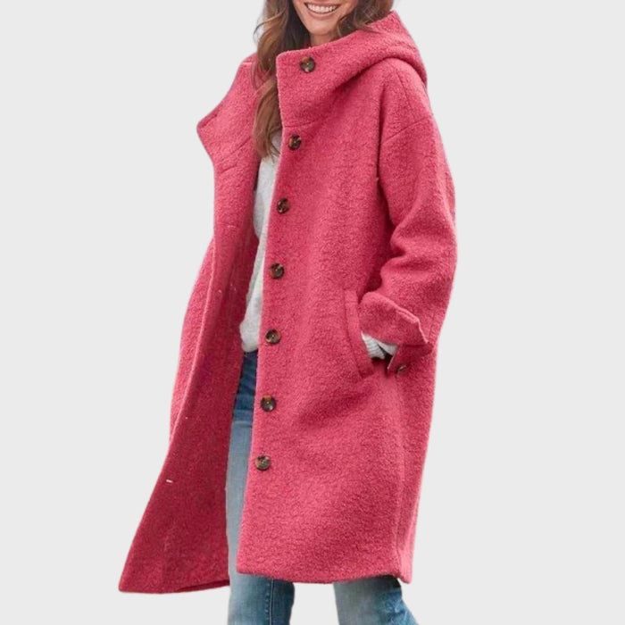 Women's Belted Trench Coat with Classic Collar