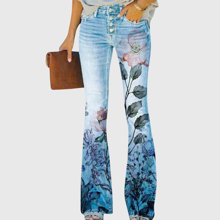 Trousers With Flowers