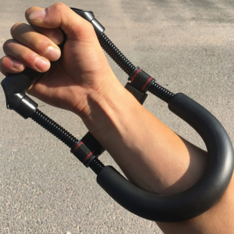 U-shaped wrist and forearm trainer with foam grip