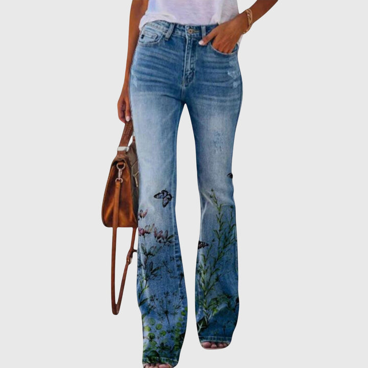 Trousers With Flowers