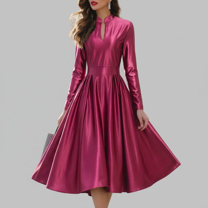 Avelina | V-Neck Midi Dress