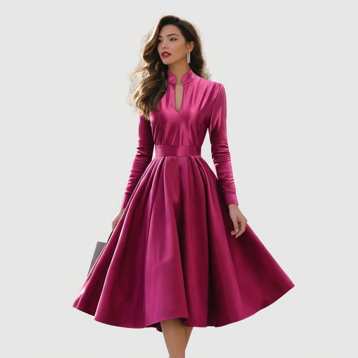 Avelina | V-Neck Midi Dress