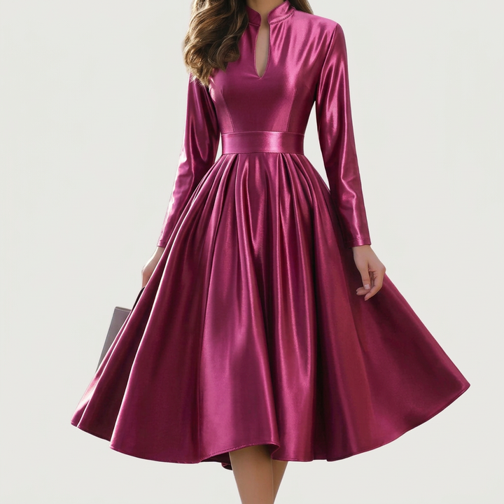 Avelina | V-Neck Midi Dress