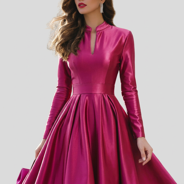 Avelina | V-Neck Midi Dress