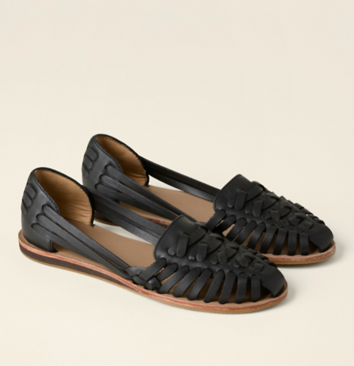 Women's Handwoven Flats with Closed Toe and Slip-On