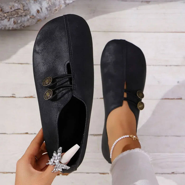 Women's Slip-On Orthopedic Shoes with Round Toe