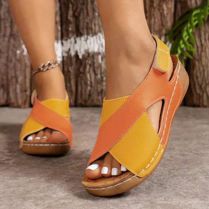 Bella | Womens Orthopaedic Cross Strap Sandals