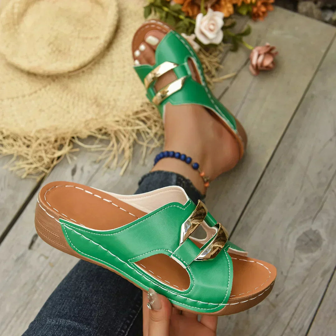 Lina | Orthopaedic Wedge Heel Sandals