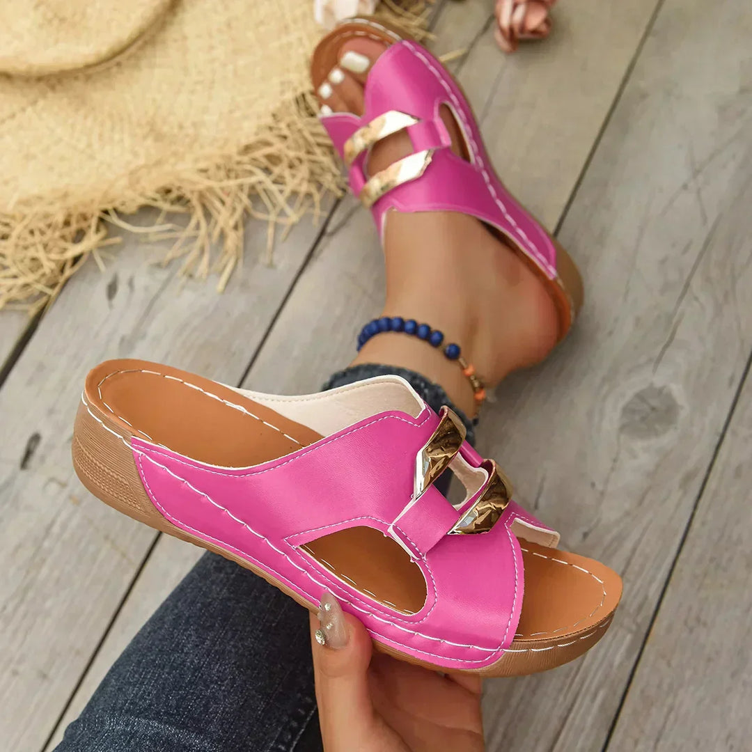 Lina | Orthopaedic Wedge Heel Sandals