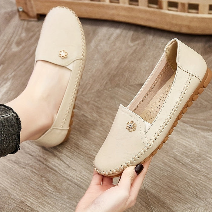 Women's Slip-On Loafers with Cushioned Footbed