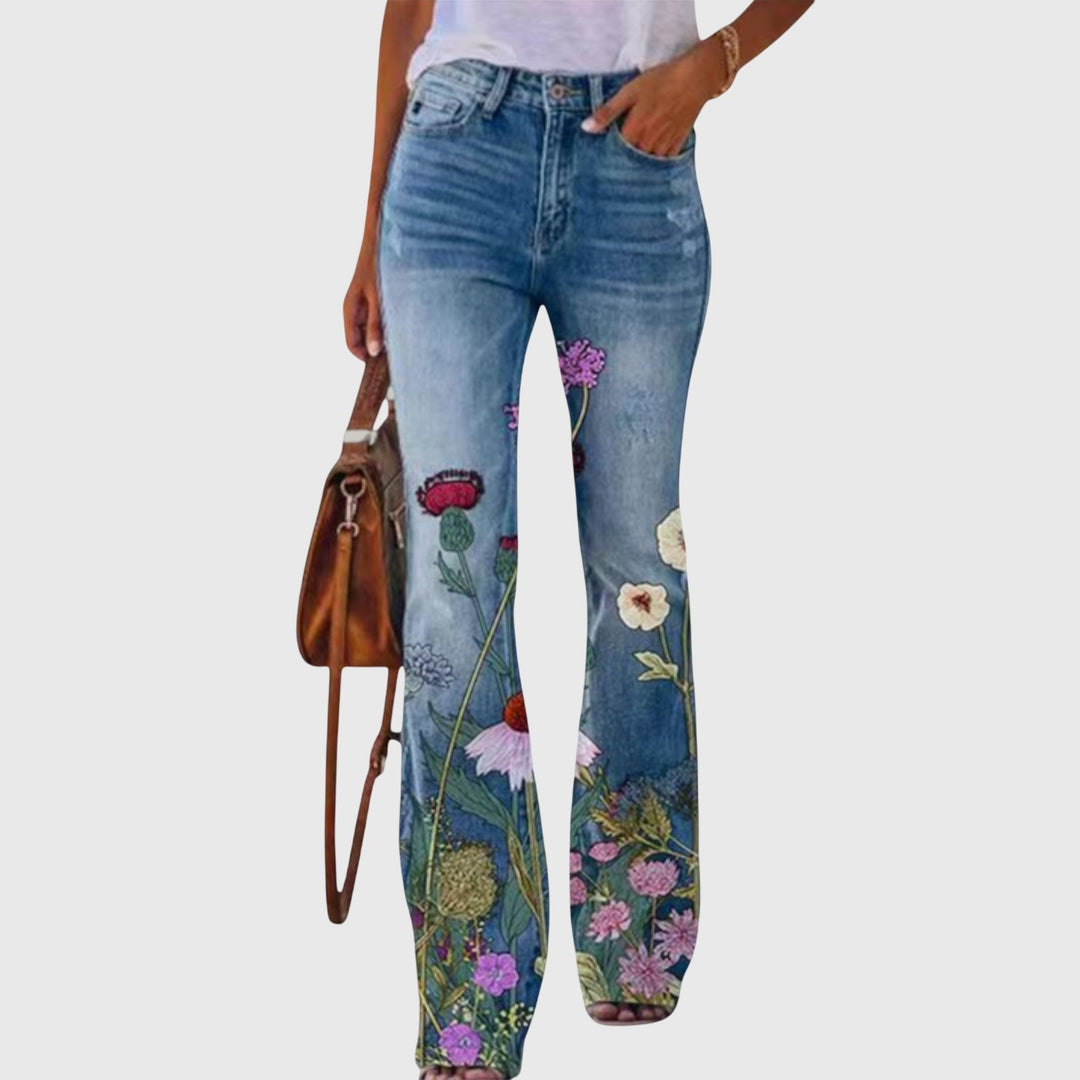 Trousers With Flowers