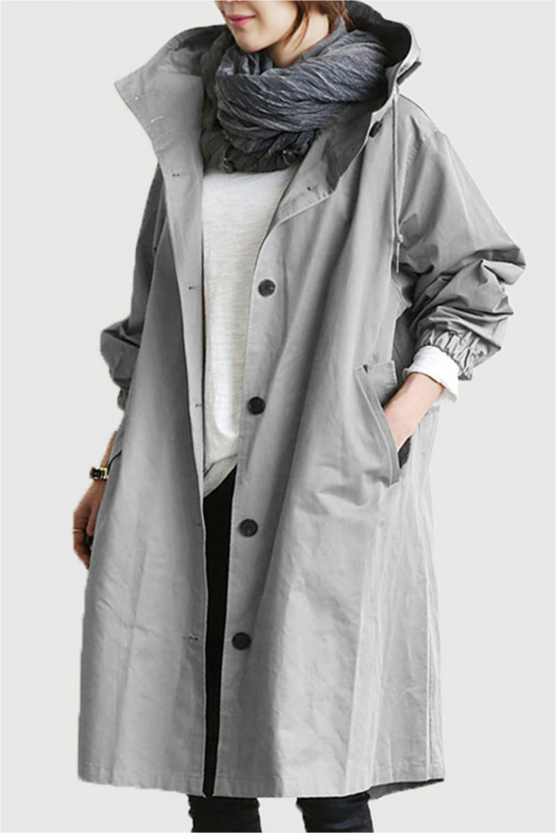 Barbara | Oversized Water-Resistant Windbreaker